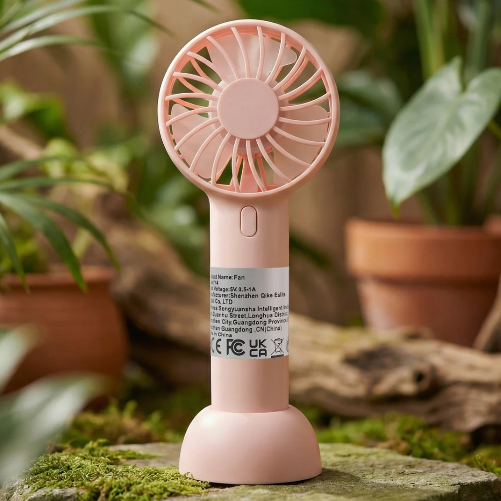 BreezeStick Portable Handheld Fan Rechargeable Mini USB Fan (1 Pc)