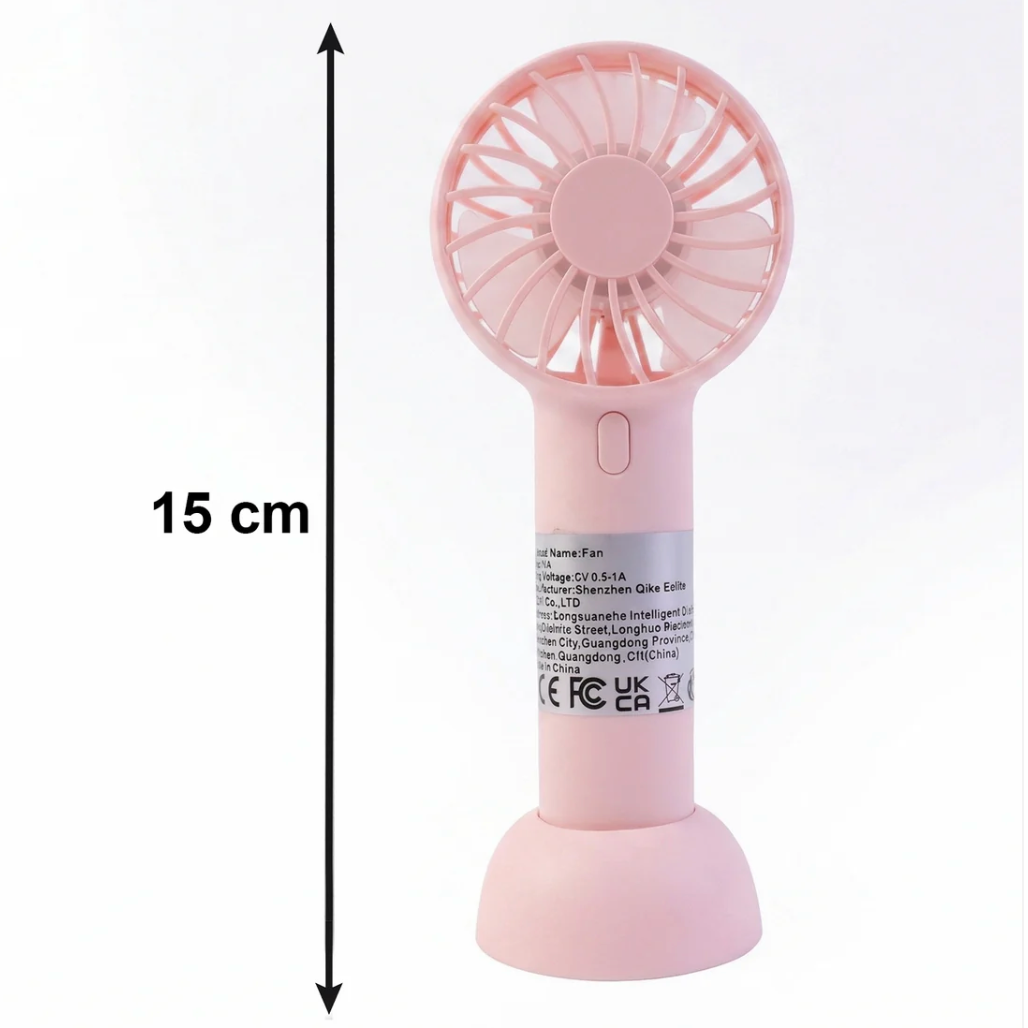 BreezeStick Portable Handheld Fan Rechargeable Mini USB Fan (1 Pc)